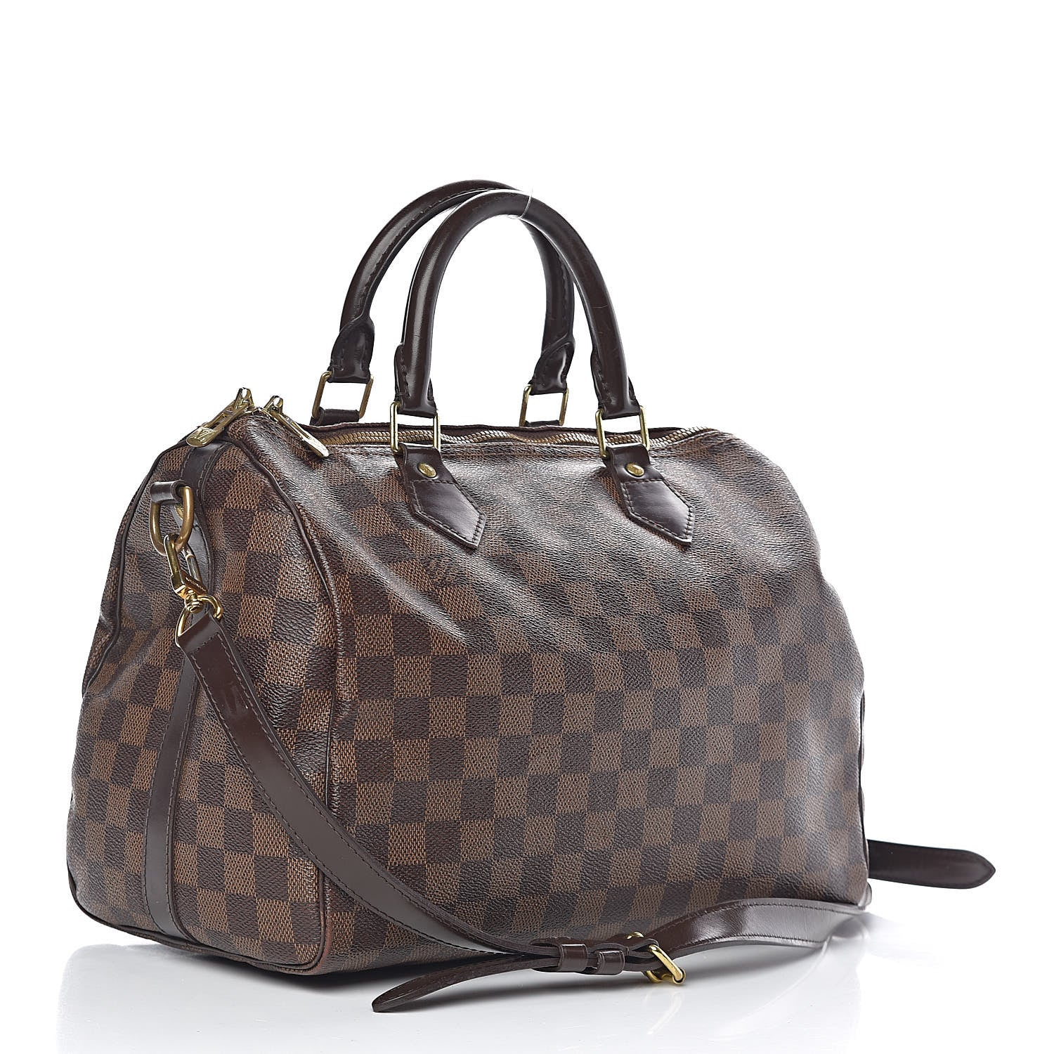 Louis Vuitton Damier Ebene Speedy Bandouliere 30 3 of 14