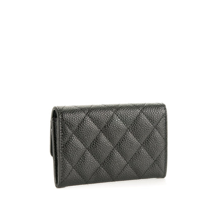 Chanel Caviar Quilted Flap Card Holder Black 3 of 8