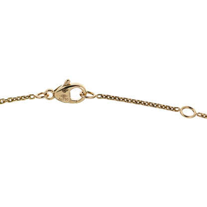 Louis Vuitton 18K Yellow Gold Diamond Idylle Blossom LV Pendant Necklace 4 of 6