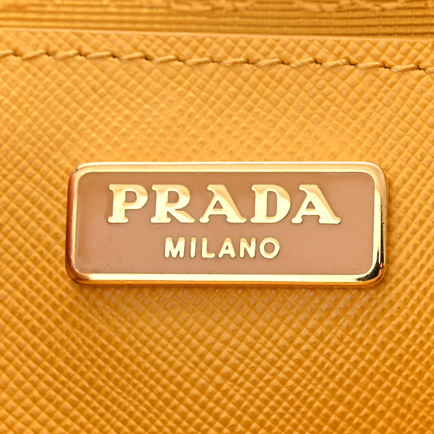 Saffiano Lux Mini Promenade Tote Yellow