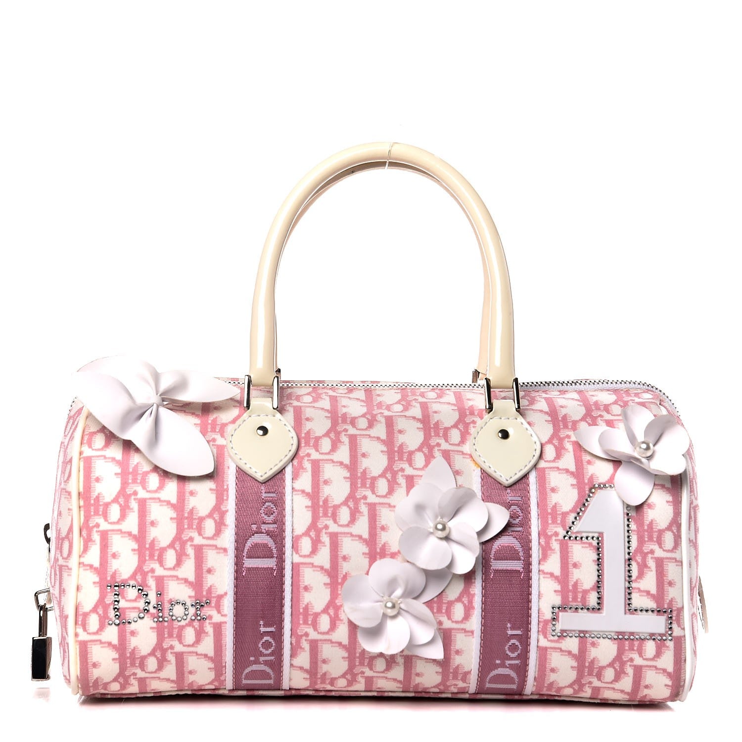 Christian Dior Monogram Girly Boston Pink 1 of 11