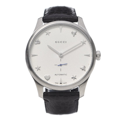 Gucci Stainless Steel Alligator 40mm G-Timeless Charm Automatic Watch 1 of 7