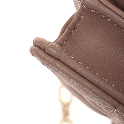 Christian Dior Lambskin Chain Lady My Dior Mini Chain Pouch Rose De Vents 13 of 15