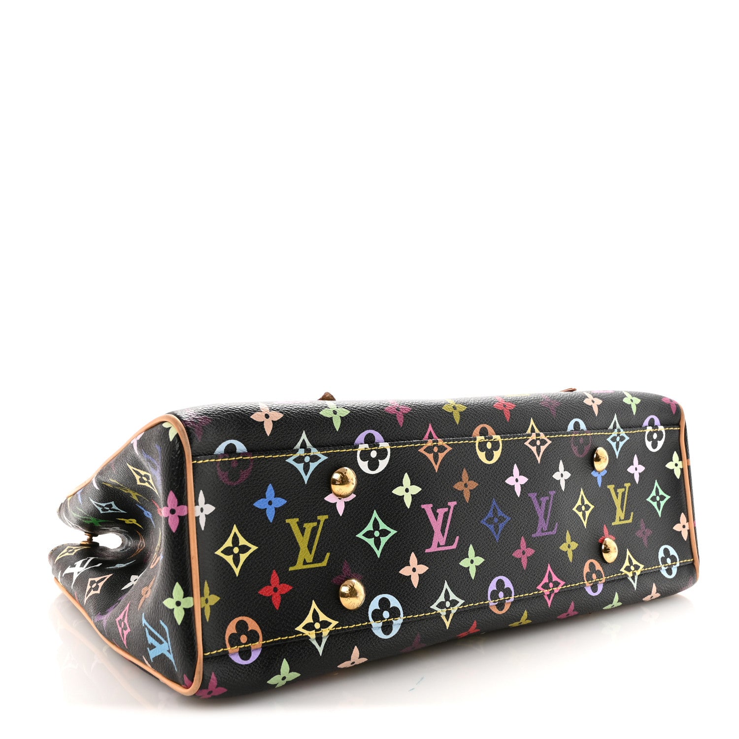 Louis Vuitton Monogram Multicolor Aurelia MM Black 4 of 9