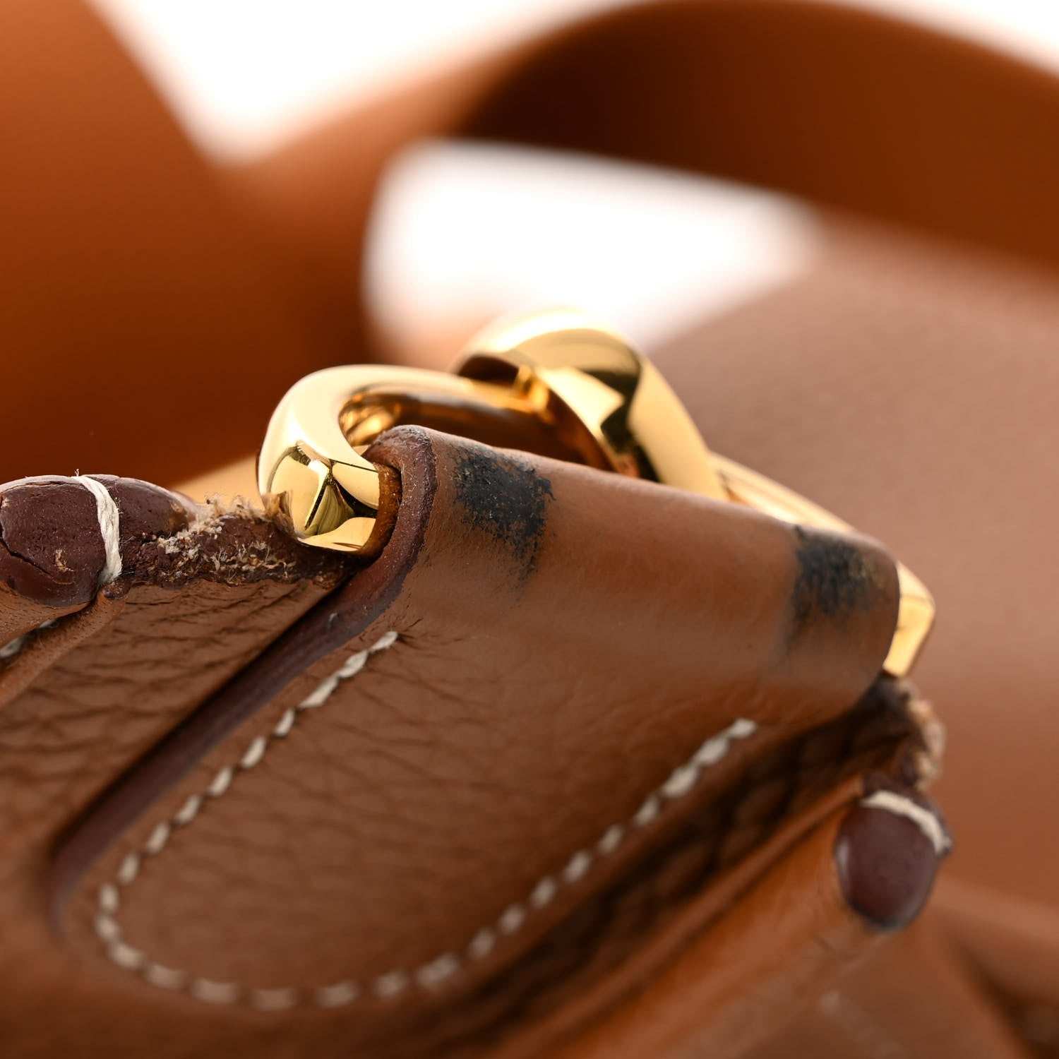 Hermes Taurillon Clemence Evelyne III PM Gold 11 of 11