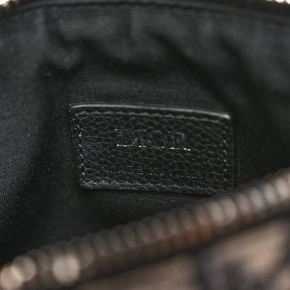 Christian Dior Oblique World Tour Saddle Belt Bag Beige Black 6 of 9