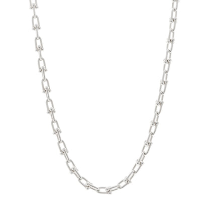 Tiffany Sterling Silver Small HardWear Link Necklace 1 of 5