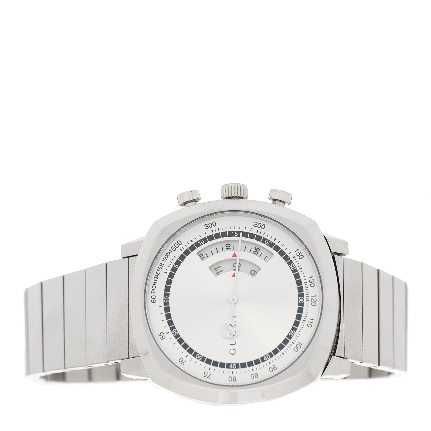 Gucci Stainless Steel 40mm Grip Quartz Watch 2 of 5