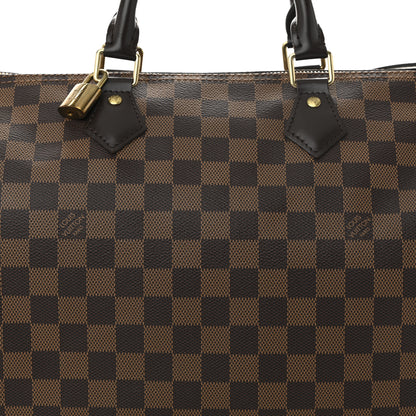 Louis Vuitton Damier Ebene Speedy 35 8 of 10