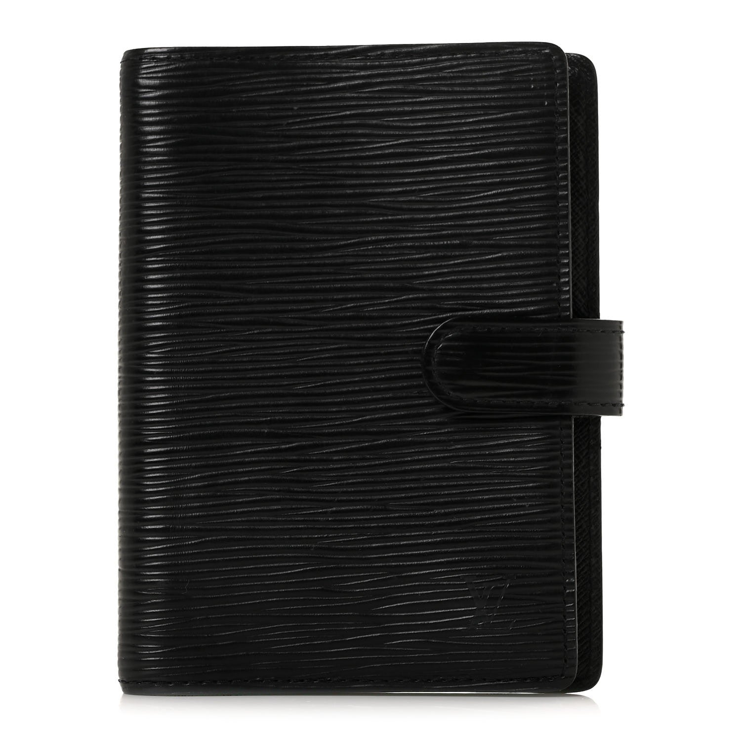 Louis Vuitton Epi Small Ring Agenda Cover Black 1 of 9
