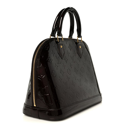 Louis Vuitton Vernis Alma PM Amarante 3 of 9