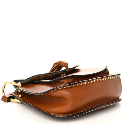 Chloe Calfskin Braided Medium Hudson Shoulder Bag Caramel 4 of 10