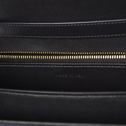 Celine Liege Calfskin Medium Classic Box Flap Bag Black 6 of 7