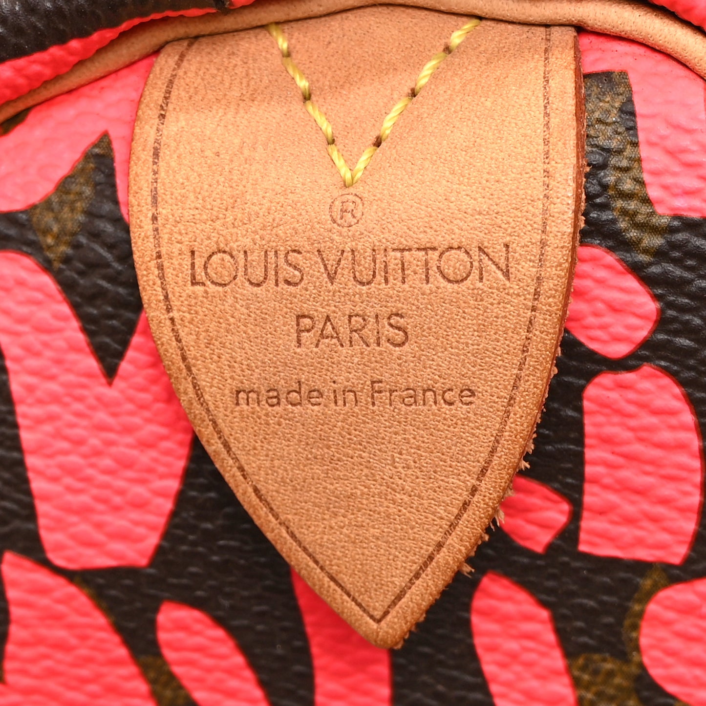 Monogram Graffiti Speedy 30 Fuchsia