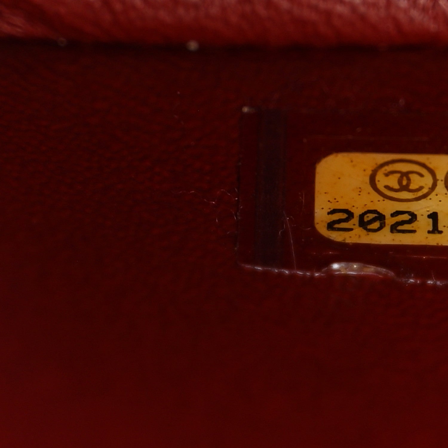 Chanel Patent Calfskin Quilted Mini Rectangular Flap Dark Red 7 of 12