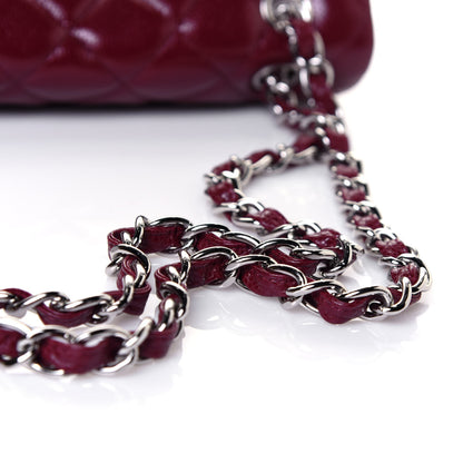 Chanel Caviar Quilted Maxi Single Flap Dark Red 13 of 15