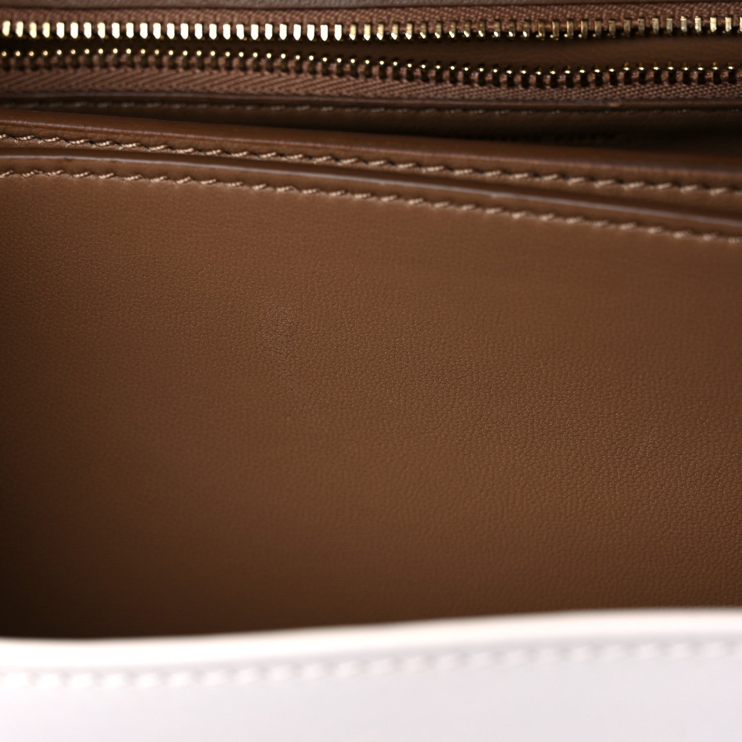 Burberry Smooth Calfskin Monogram Medium TB Bag Chalk White Camel 12 of 17