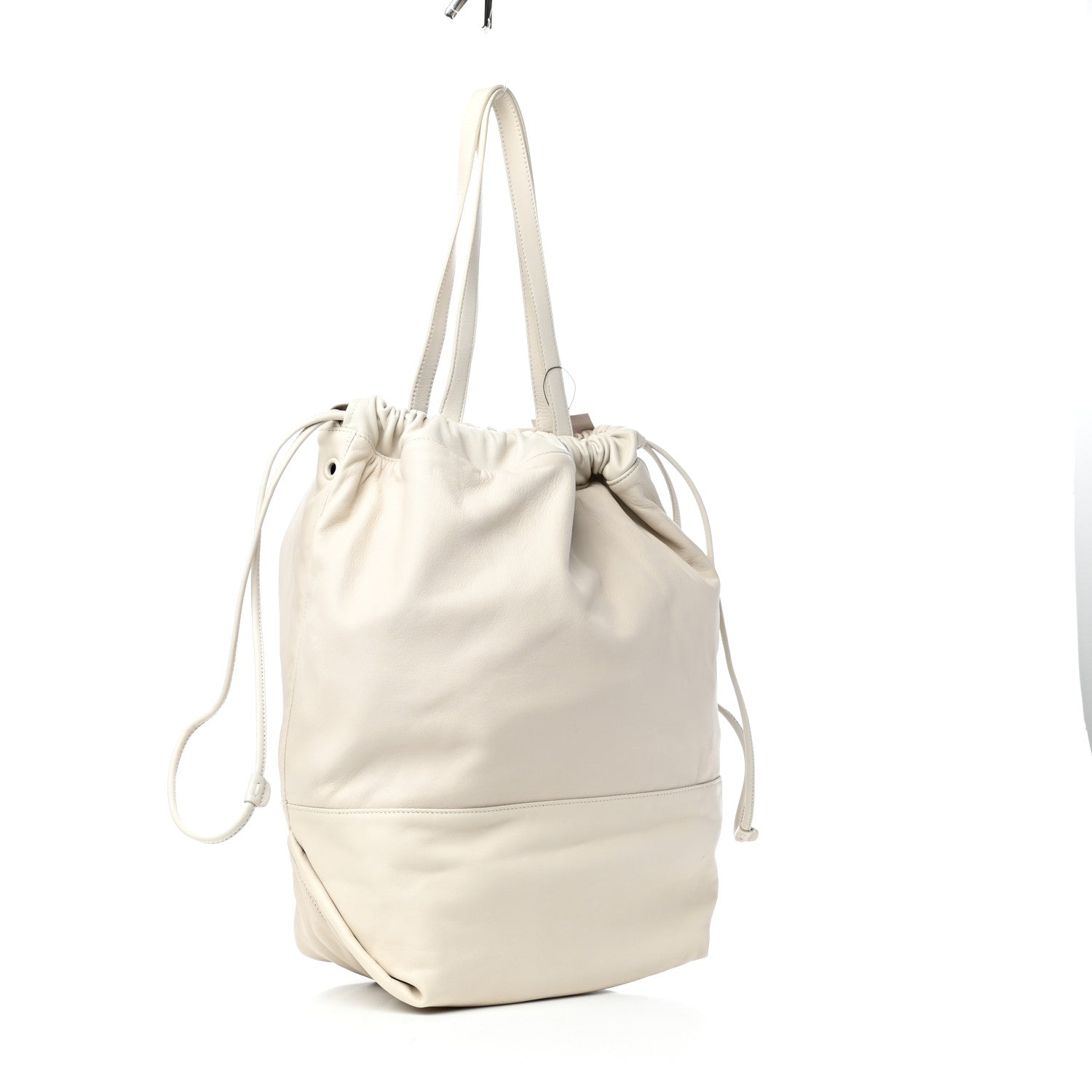 Saint Laurent Lambskin West Shopping Bag Crema Soft 4 of 10