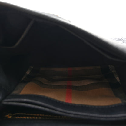 Burberry Derby Calfskin House Check Small Camberley Black 6 of 10