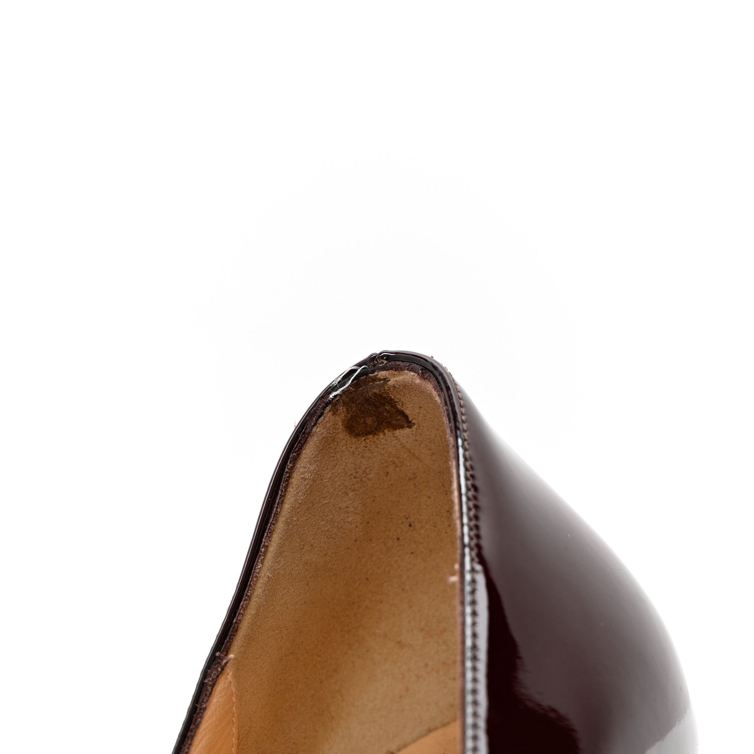 Christian Louboutin Patent Degrade Leopard Pigalle Follies 70 Pumps 40 Leopard Burgundy 8 of 11