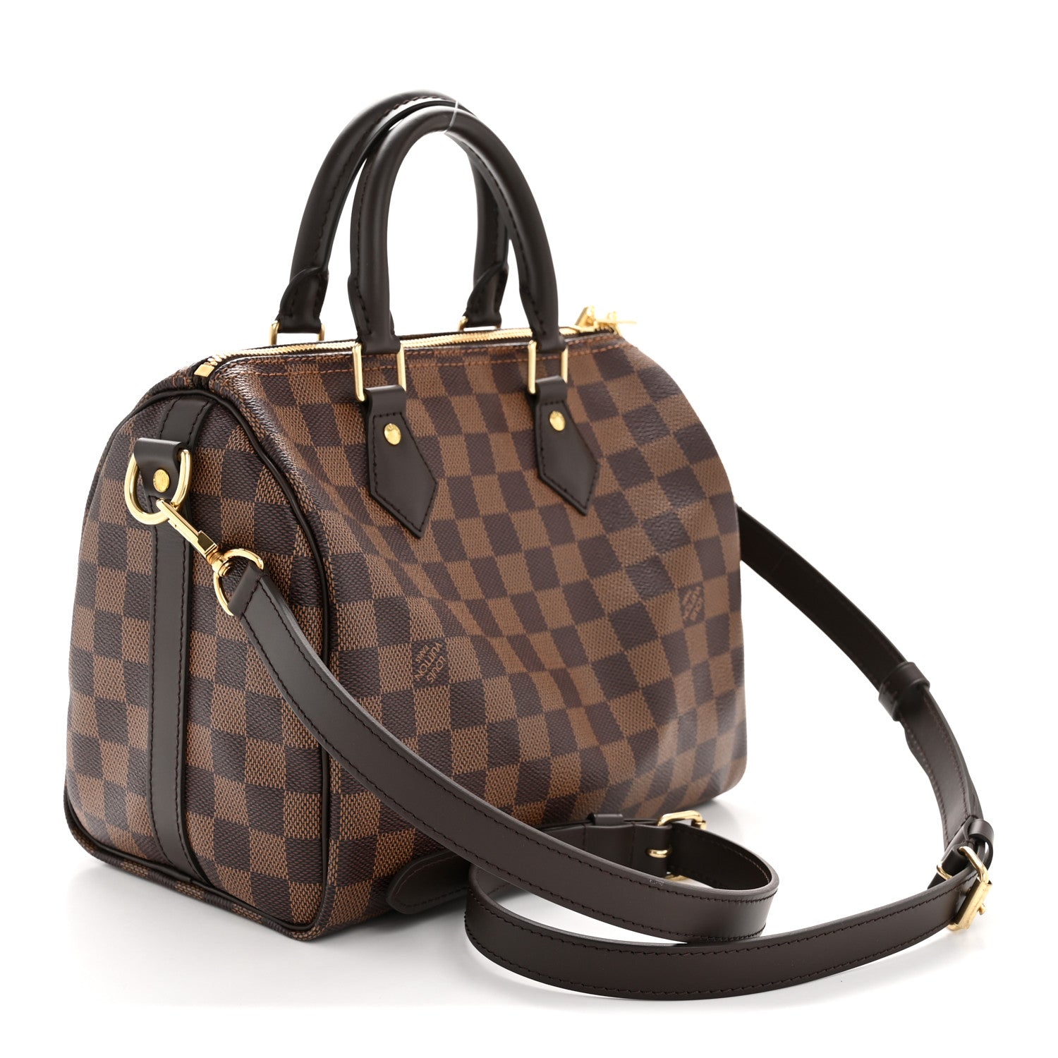 Louis Vuitton Damier Ebene Speedy Bandouliere 25 3 of 10
