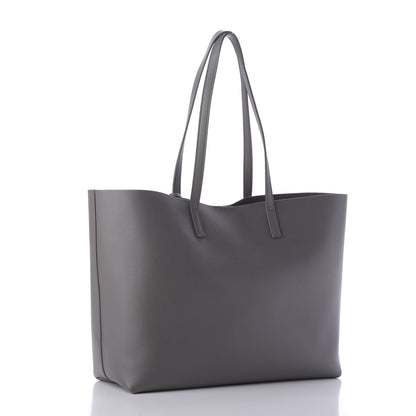 Saint Laurent Calfskin Large Shopping Tote Fog 3 of 9