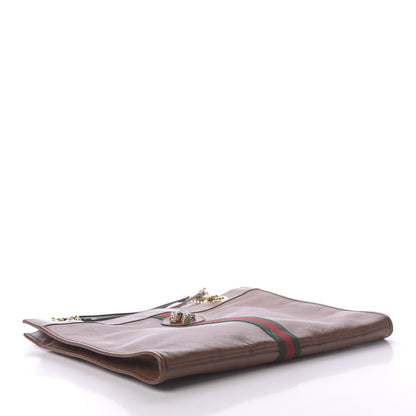 Gucci Calfskin Large Rajah Chain Tote Cuir 4 of 10