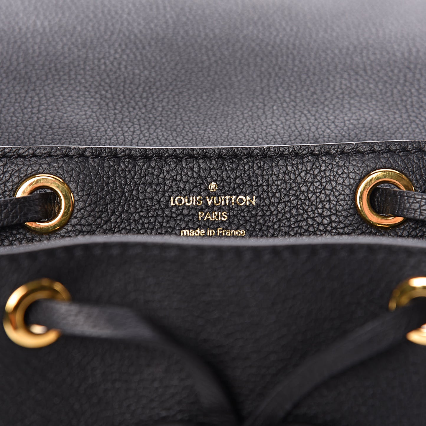 Calfskin Lockme Mini Backpack Black