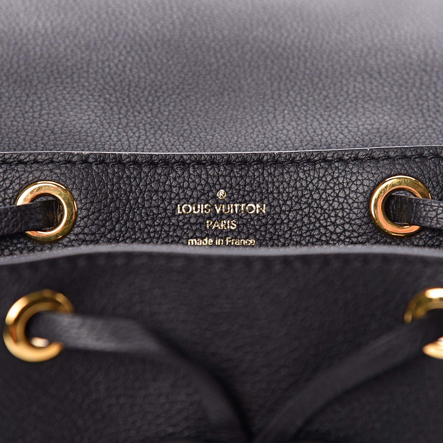 Louis Vuitton Calfskin Lockme Mini Backpack Black 6 of 13