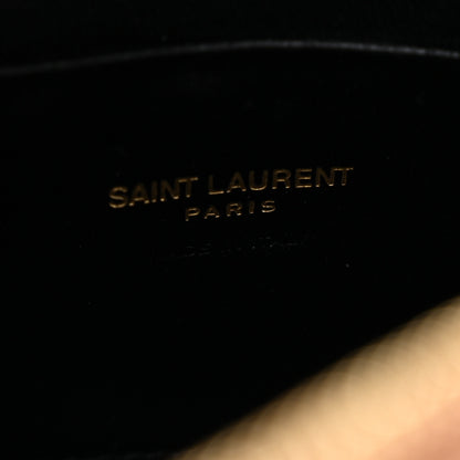 Saint Laurent Grain De Poudre Matelasse Monogram Mini Lou Camera Bag Dark Natural 6 of 11