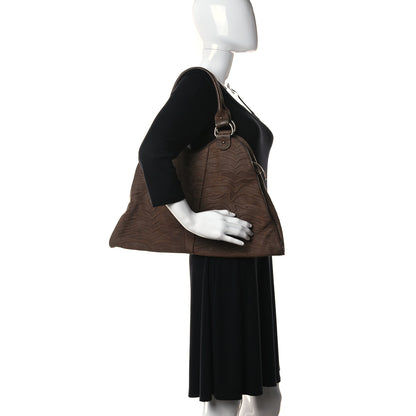 Fendi Suede Large Devil Trapezio Tote 3 of 13