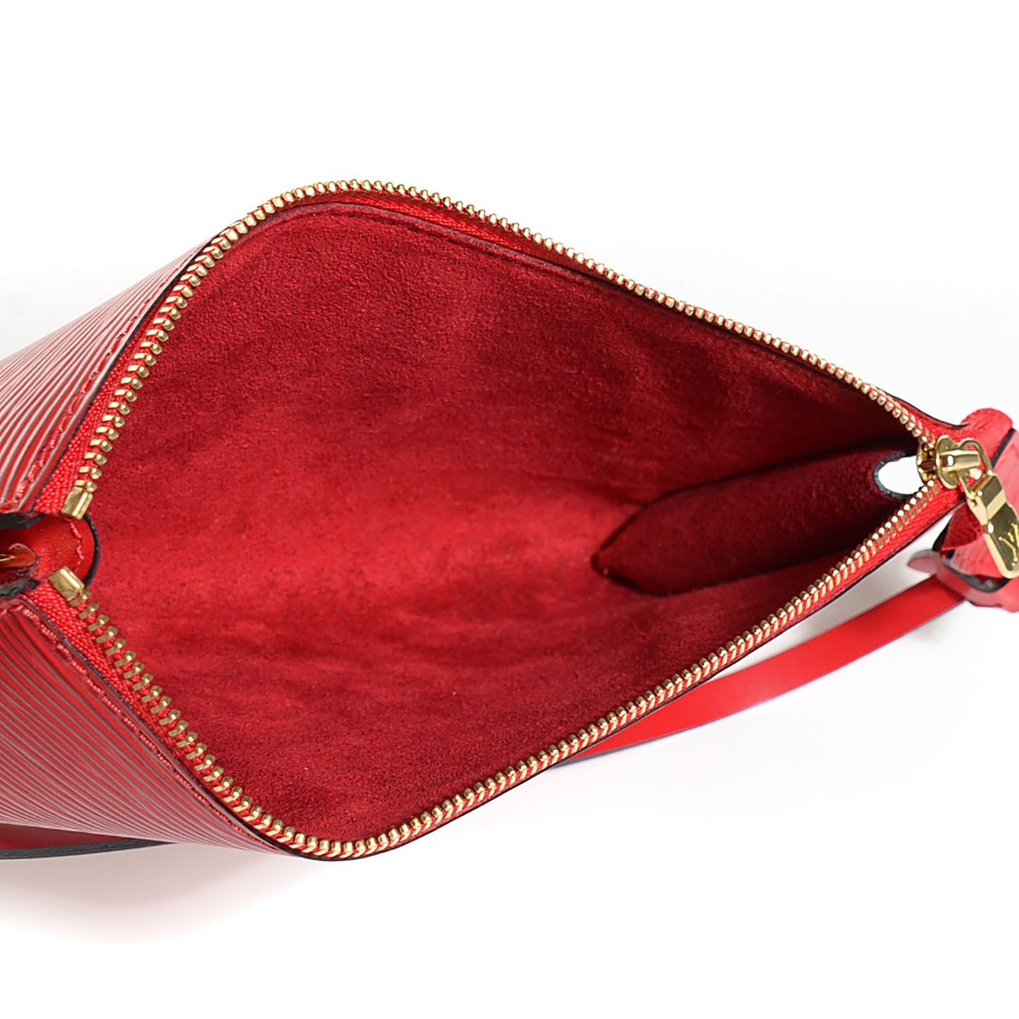 Epi Pochette Accessories 24 Castillan Red
