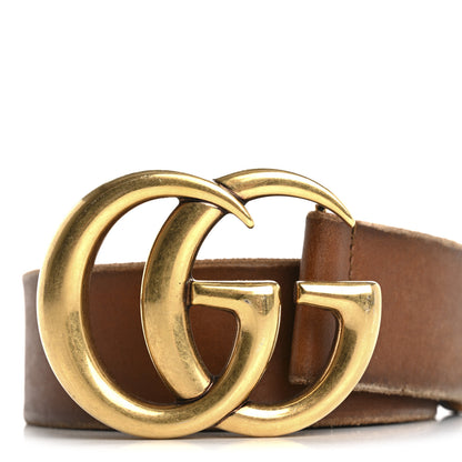 Gucci Faded Calfskin Double G 40mm Belt 85 34 Cuir 3 of 8