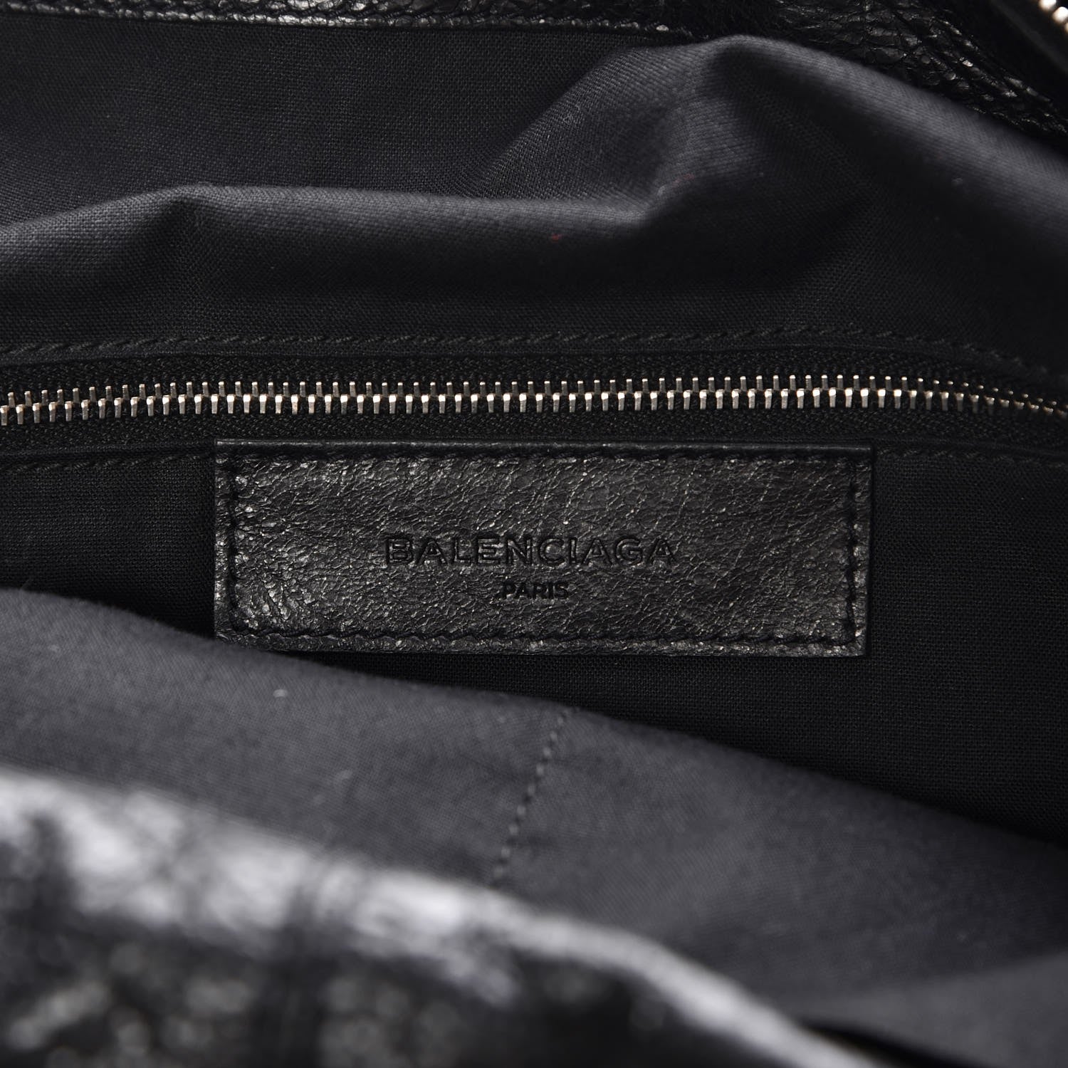Balenciaga Agneau Classic Hardware S Squash Boston Black 223913