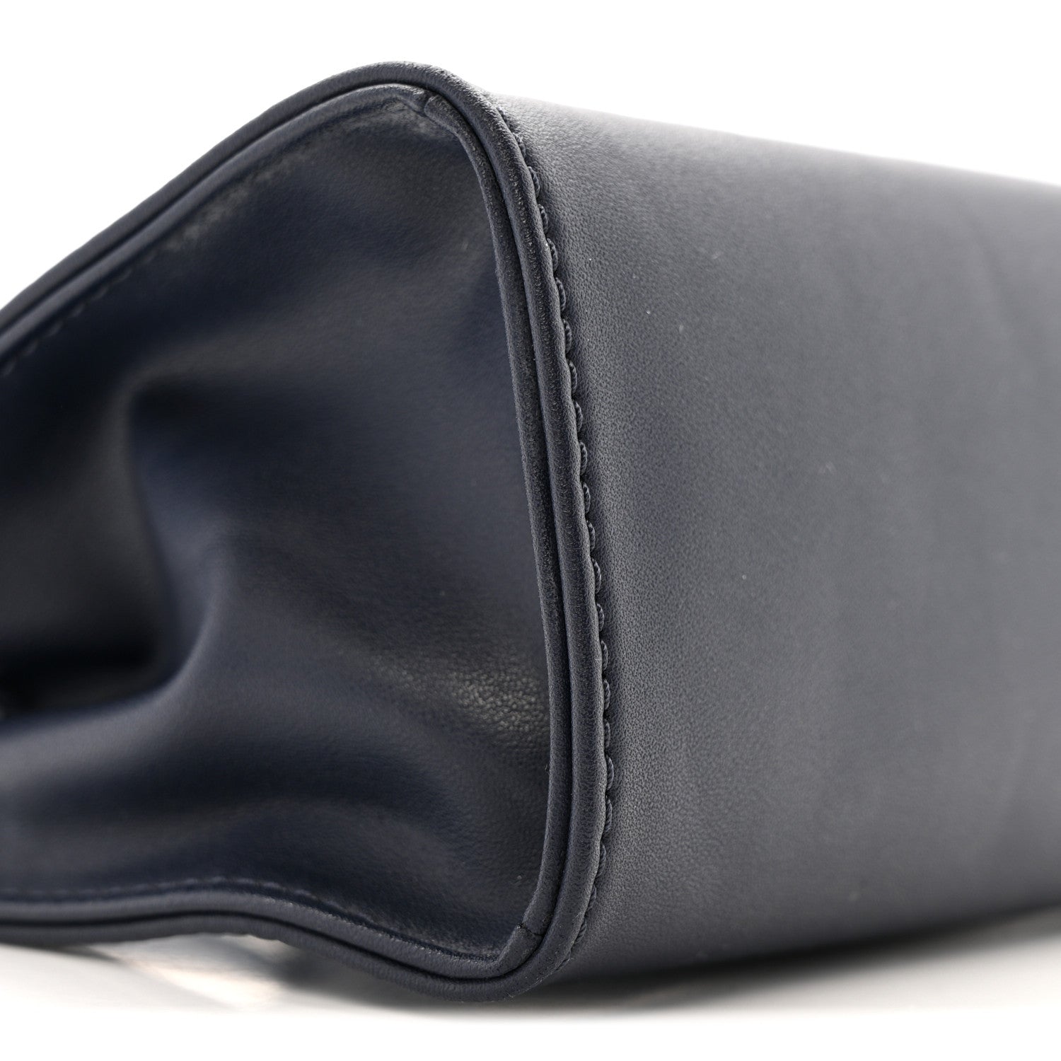 Telfar Vegan Leather Small Shopping Bag Navy 9 of 12