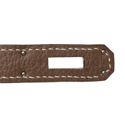 Hermes Togo Kelly Retourne 32 Etoupe 7 of 11