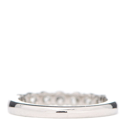 Tiffany Platinum Diamond 3mm Embrace Half Circle Band Ring 49 5 3 of 6