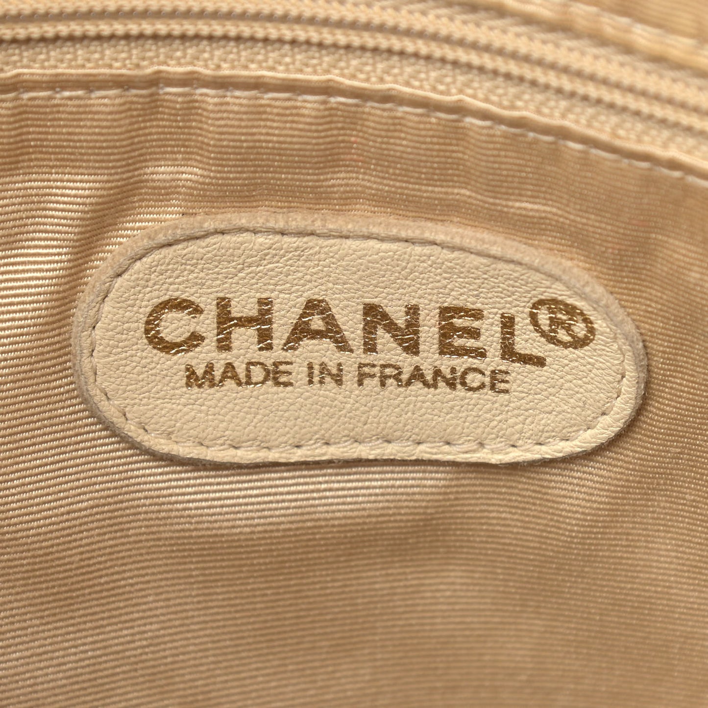 Caviar CC Tote Beige
