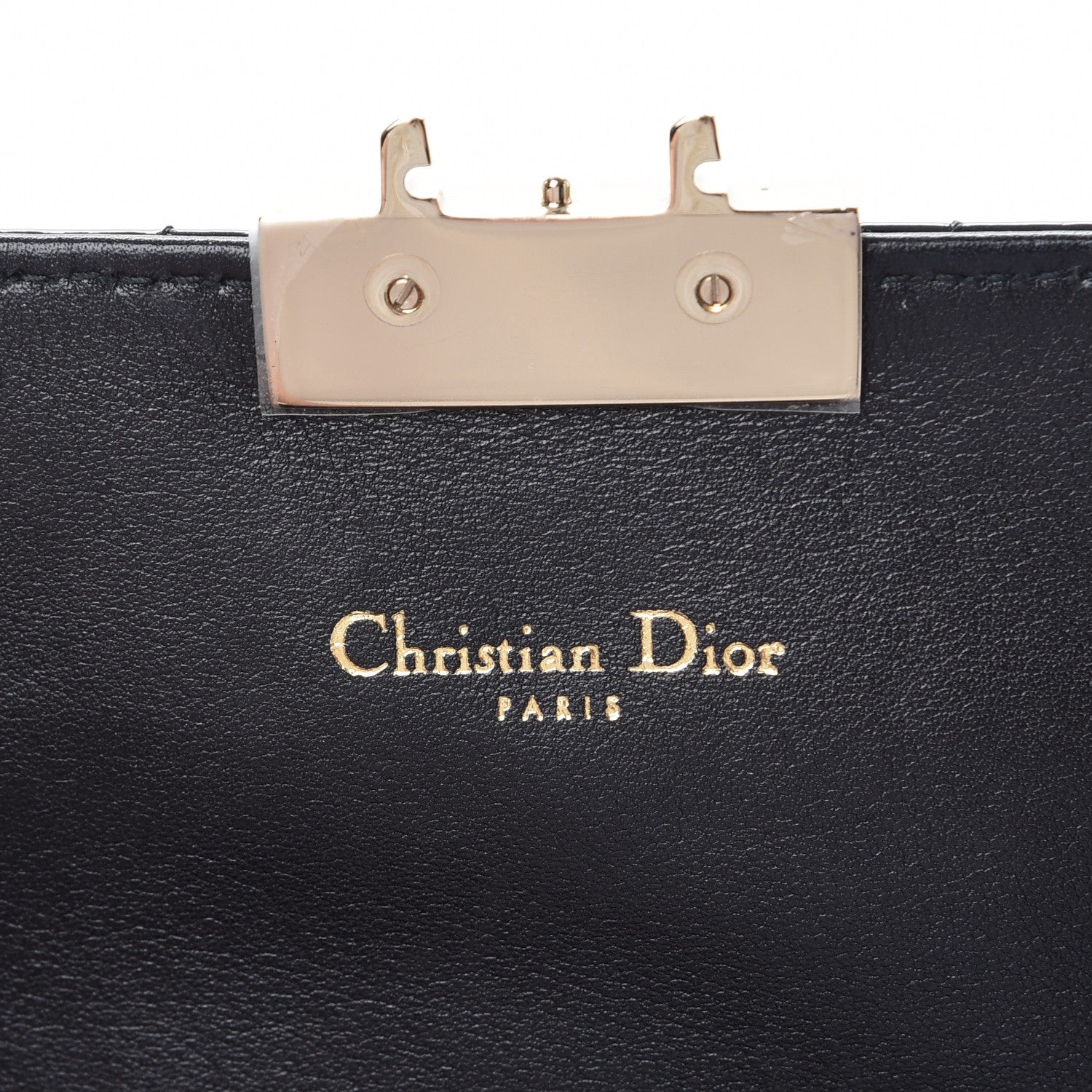 Christian Dior Patent Cannage Miss Dior Promenade Pouch Black 6 of 8