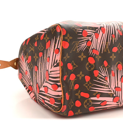 Louis Vuitton Monogram Jungle Dots Speedy 30 Sugar Pink Poppy 10 of 11