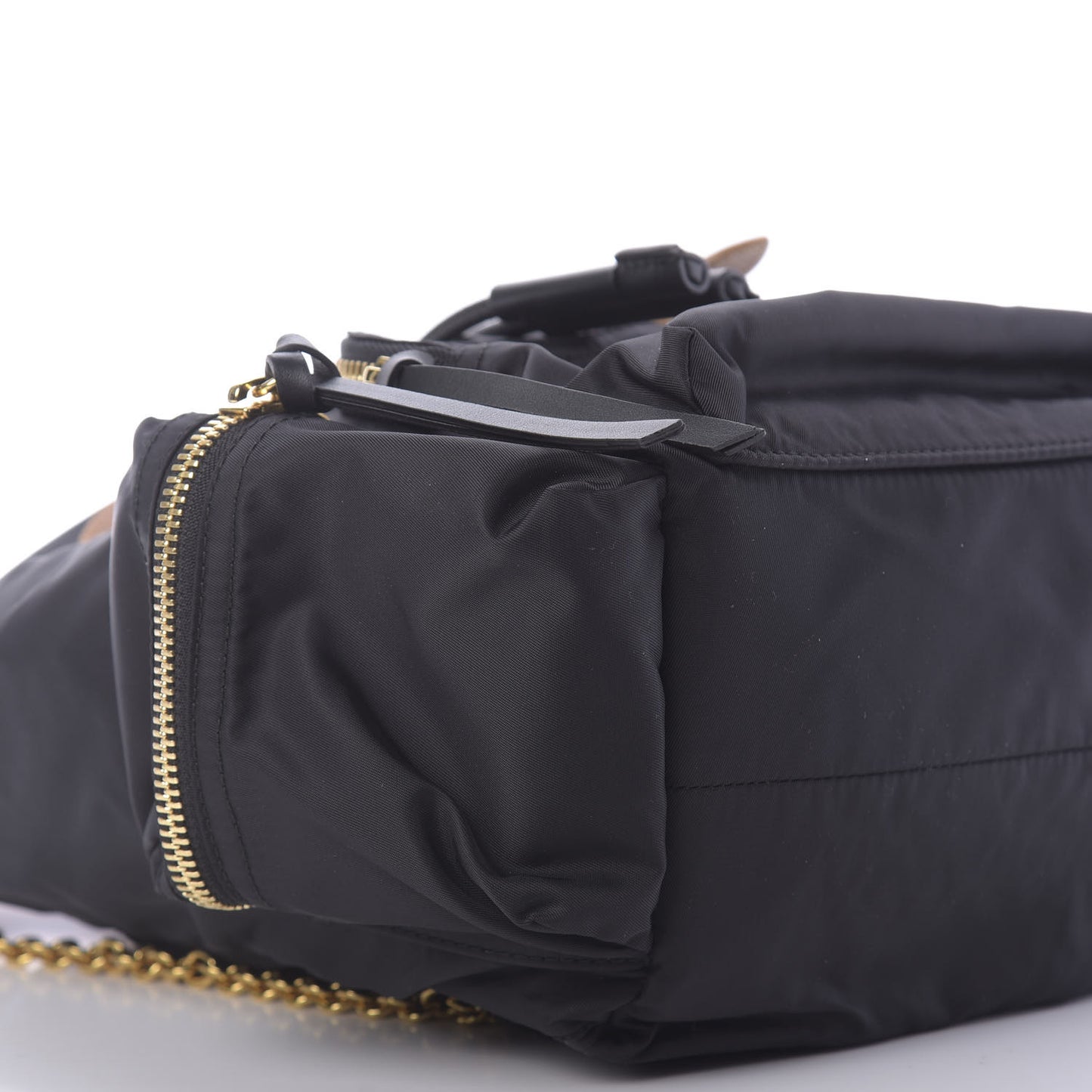 Nylon Medium Rucksack Backpack Black