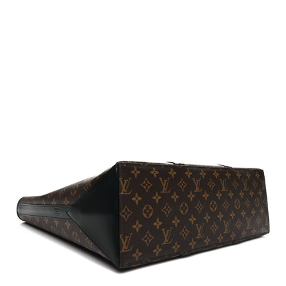 Louis Vuitton Monogram Macassar Weekend Tote GM 4 of 10