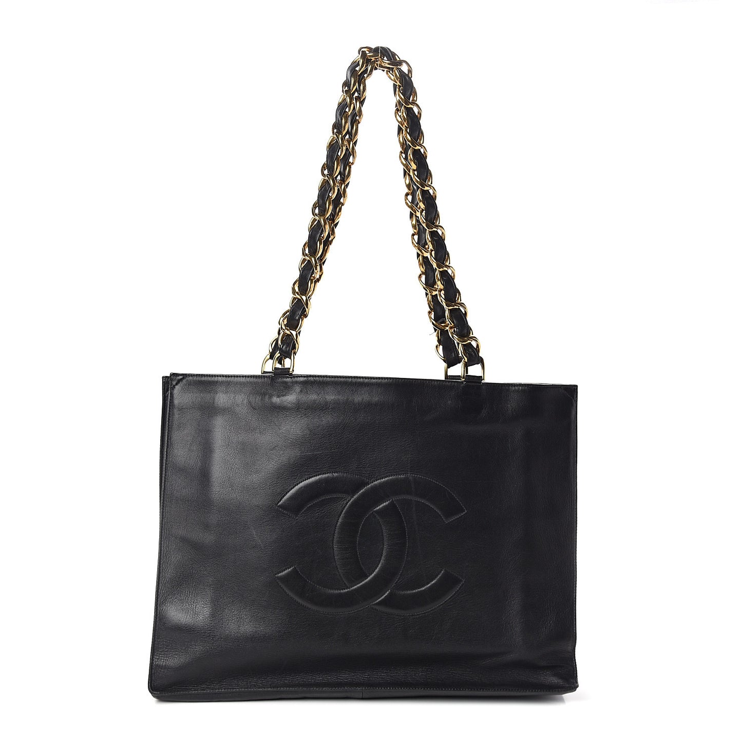 Lambskin CC Tote Black