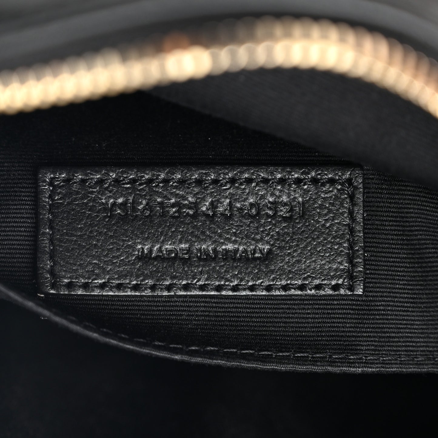 Calfskin Matelasse Monogram Lou Camera Bag Black
