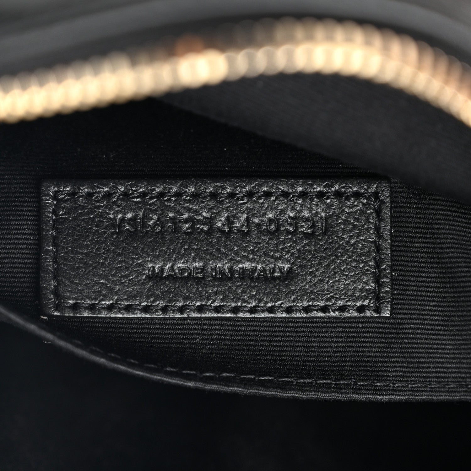 Saint Laurent Calfskin Matelasse Monogram Lou Camera Bag Black 7 of 10
