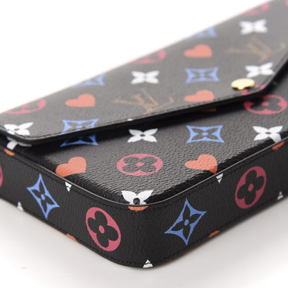 Louis Vuitton Game On Felicie Chain Wallet Black 6 of 11