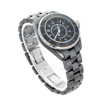 Chanel Stainless Steel Ceramic 33mm J12 Quartz Watch Black 5 of 9