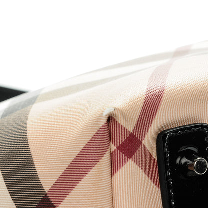 Burberry Nova Check Large Nickie Tote Black 10 of 13