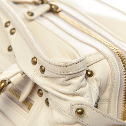 Louis Vuitton Lambskin Riveting White 8 of 28