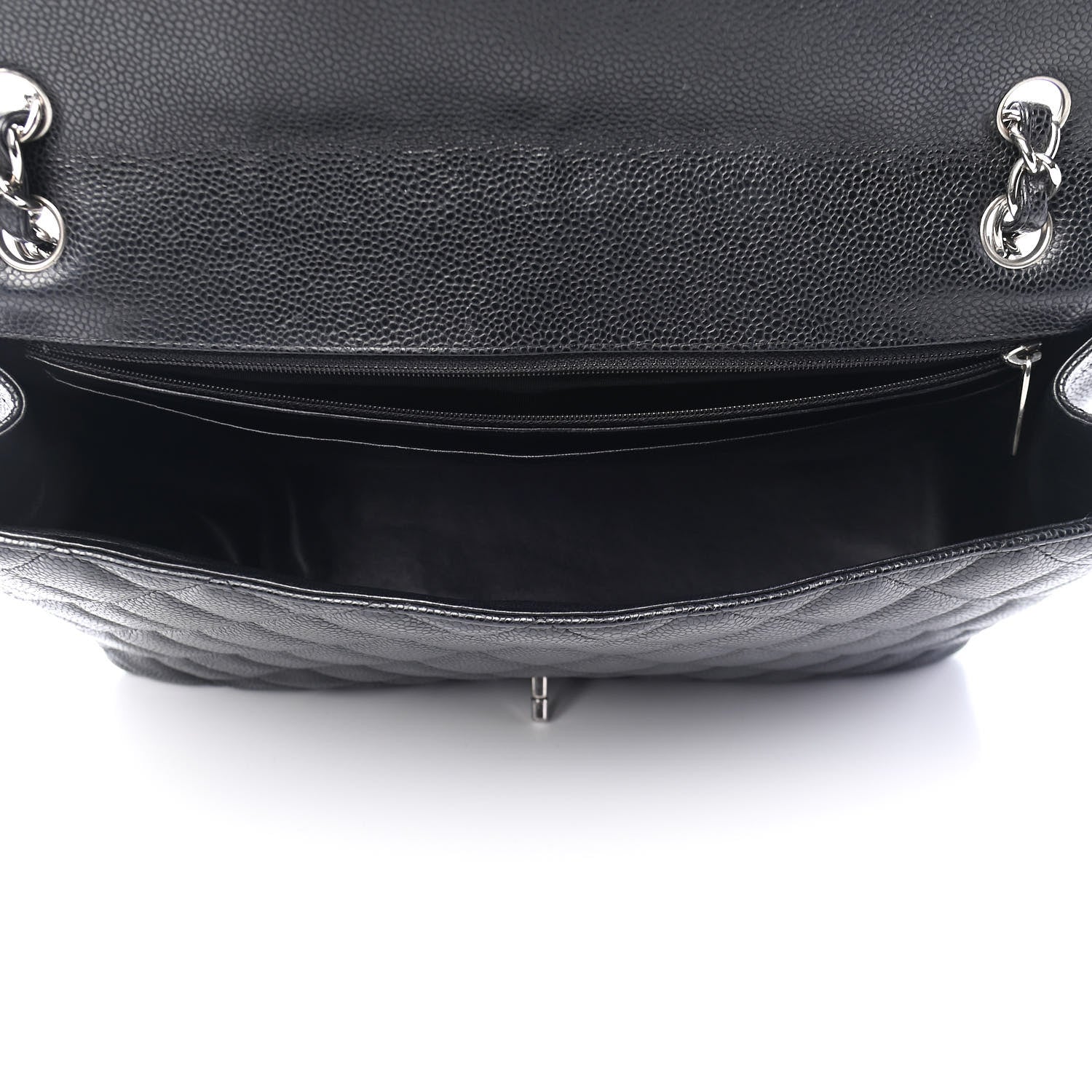 Chanel Caviar Quilted Maxi Single Flap Black 5 of 9